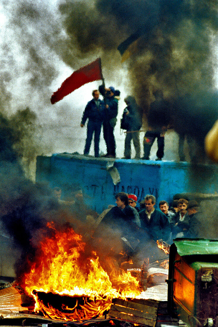 Москва 1993.10.03  Не удачная попытка Правительственного переворота и штурма телестудии Останкино